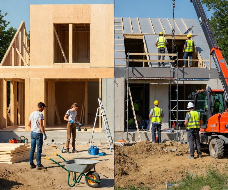 Stavba domu svépomoci nebo s firmou?